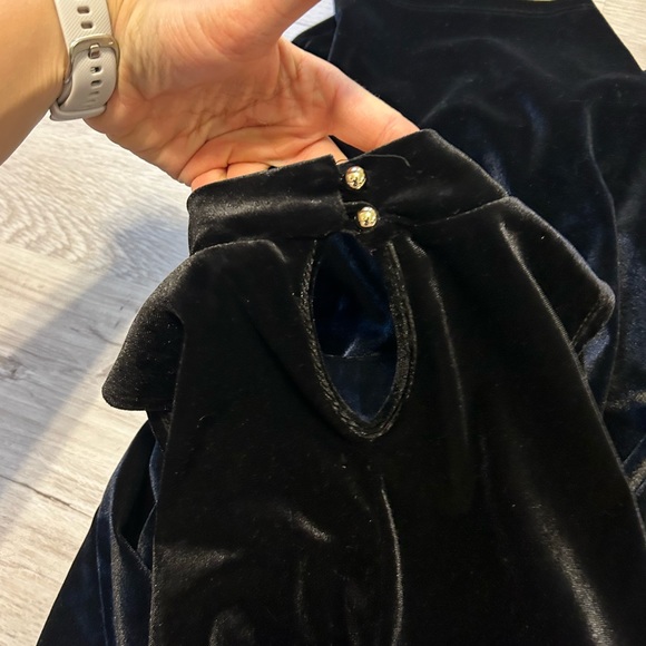 Little Black Velvet Dress Large - Picture 3 of 3